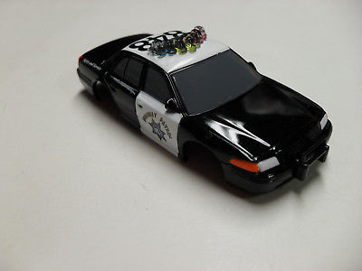 New AFX/Tomy Ford Highway Patrol Mega G HO Slot Car Body for 1.5 Chassis  AW