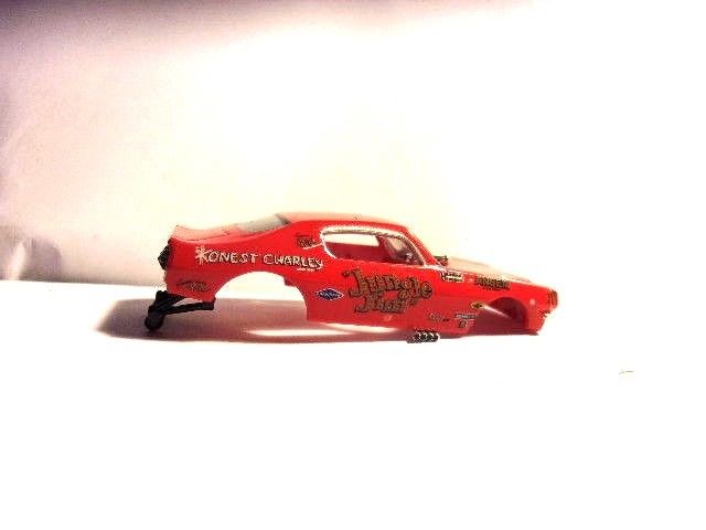 EARLY AUTO WORLD RED JUNGLE JIM LEGENDS OF THE QUARTER MILE h.o. slot car body