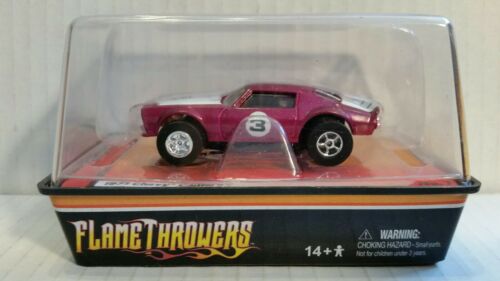 AW - 1971 Chevy Camaro Flame Throwers #3 - New in Case - H O Slot Car