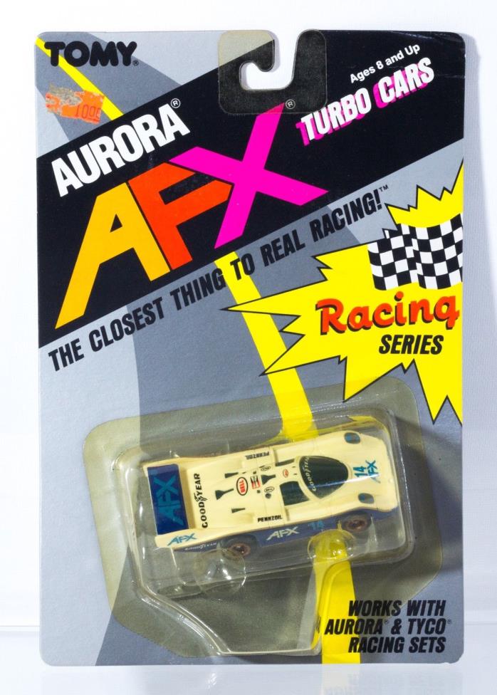 AURORA AFX TOMY GT #14 TURBO CARS HO SCALE RACING SLOT CAR IN PACKAGE