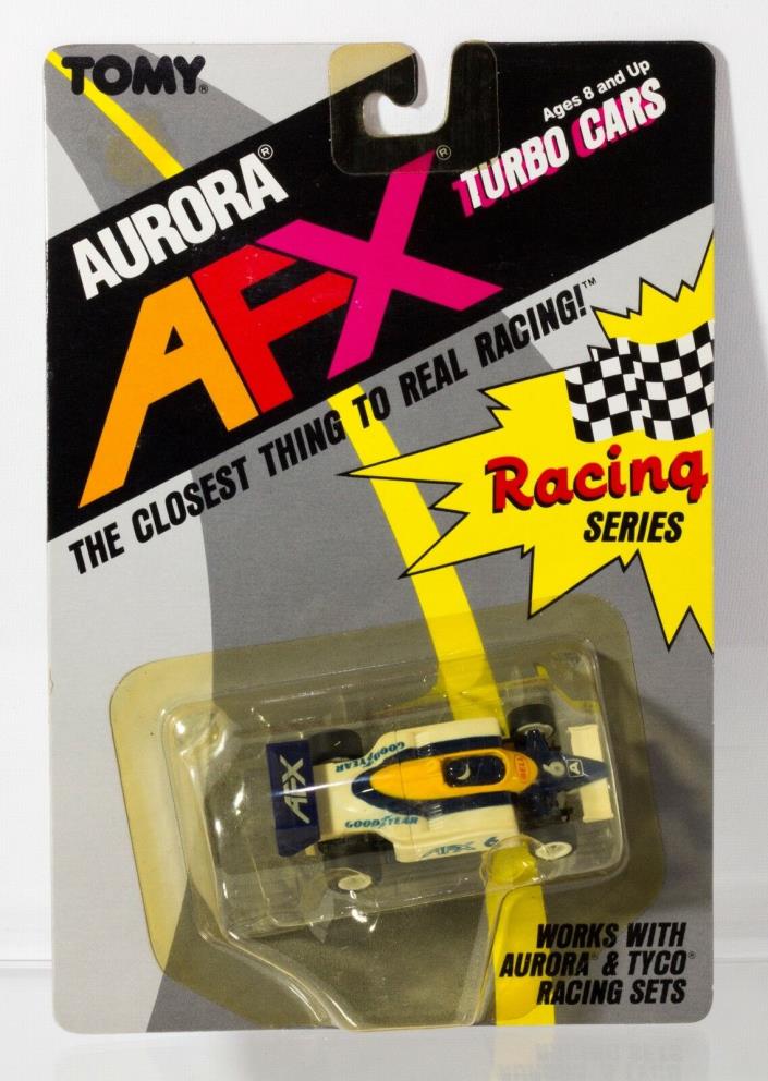 AURORA AFX TOMY INDY #6 TURBO CARS HO SCALE RACING SLOT CAR IN PACKAGE