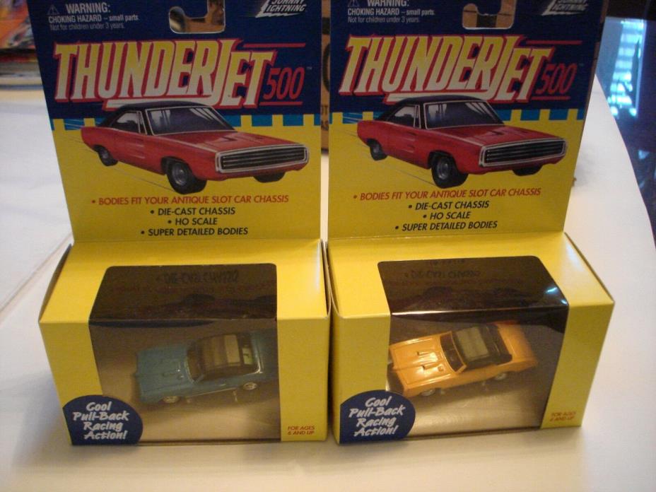 JOHNNY LIGHTNING THUNDERJETS----2 DIFFERENT COLOR 1969 GTO CONVERTIBLES NOS