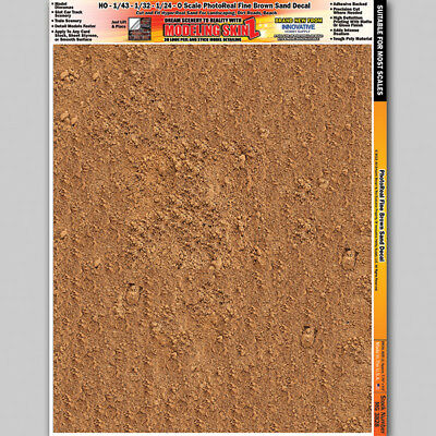 Fine Brown Sand Scale Modeling Skinz Diorama Decal Scenery Details HO - 1/24