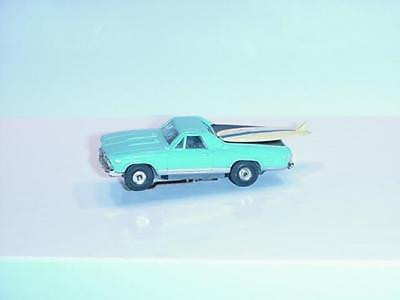 Aurora Turquoise Chevy El Camino SS Model Motoring Thunderjet HO slot car