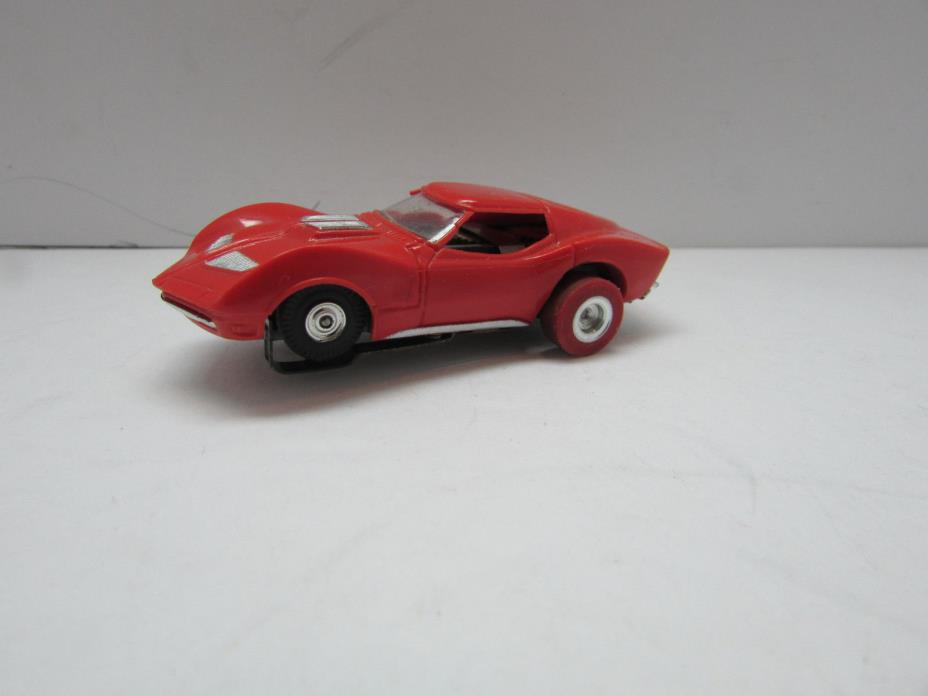 Vintage Corvette Mako Shark in Red Aurora TJet W/Chassis