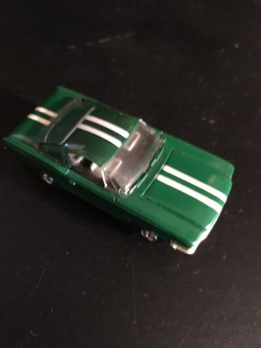 Aurora Vintage 66-70 Green/Black/Gray/White Mustang 2+2 Fastback, T Jet 500