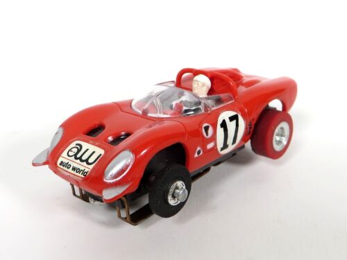 Vintage Aurora Alfa Romeo Type 33 Red HO Slot Car