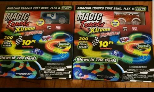 Magic Tracks Xtreme Rescue you get both sets Police Car and Fire Truck both NIB