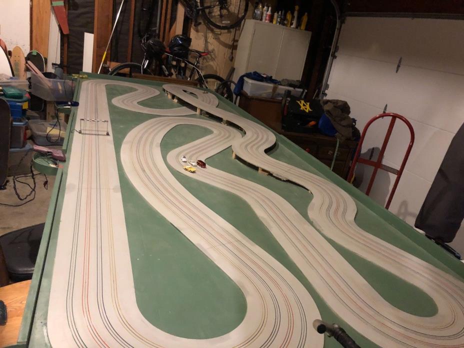 Slot Car Track  4 Lane routed HO Scale, local pickup only