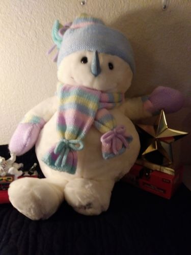 Animal Alley Snowman Plush 20