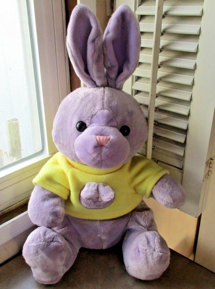 Animal Alley Lavender Easter Rabbit Soft Plush With Bunny Shirt 15
