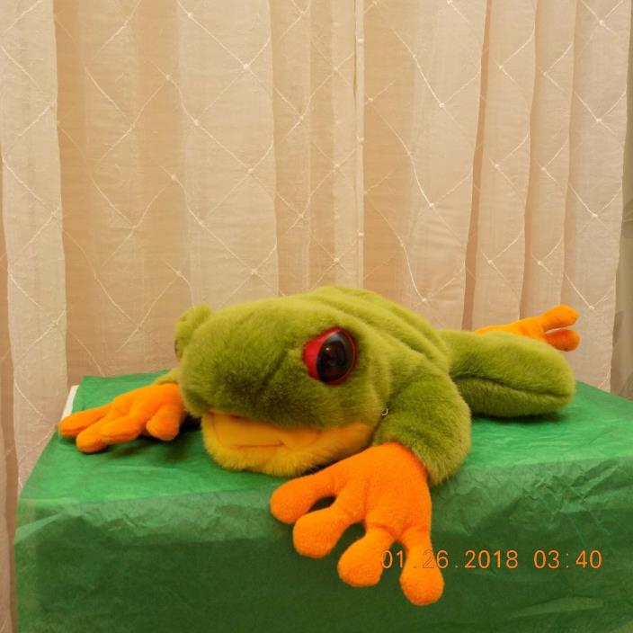 animal alley 2000 tree frog puppet