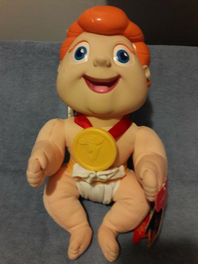 Vintage 1997 Disney Baby Hercules Applause Plush Doll 14