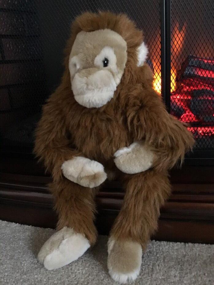 Applause Plush Bravo Orangutan Monkey Stuffed Animal Vintage 1988 Sitting 17