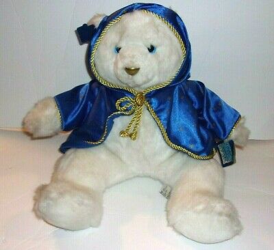 Applause King Orion Celestial Snow Kingdom Plush White Teddy Bear Blue Robe 16