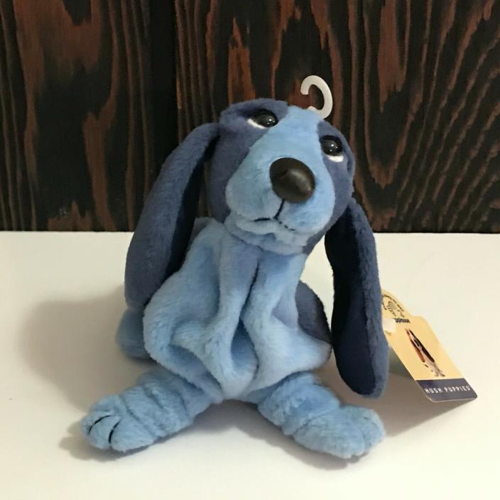 Applause Hush Puppies Blue Bayou Beanbag Basset Hound 6