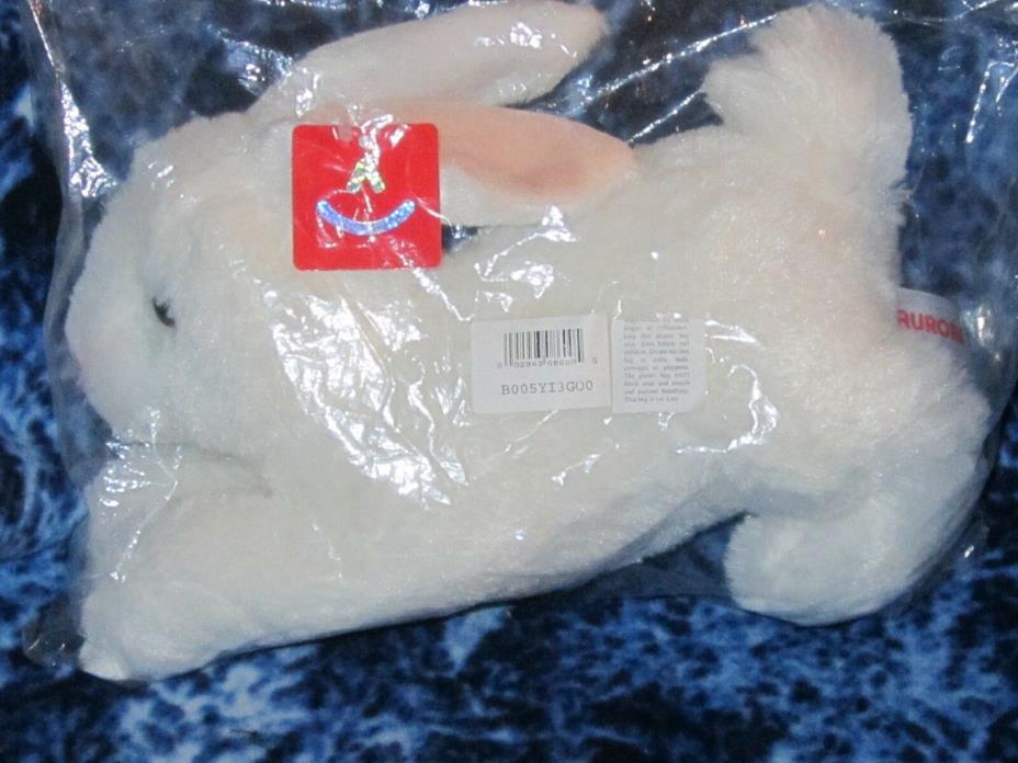 10 Inch Flopsie Chastity White Bunny Rabbit Plush Stuffed Animal  Aurora NEW TOY