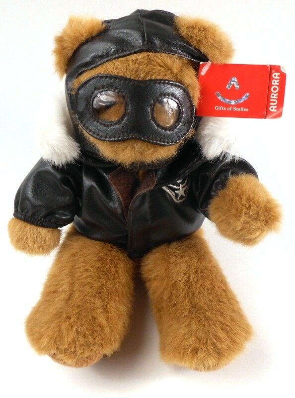 Smithsonian Pilot Flight Flying Bear Souvenir Plush Stuffed Toy with Tags 10