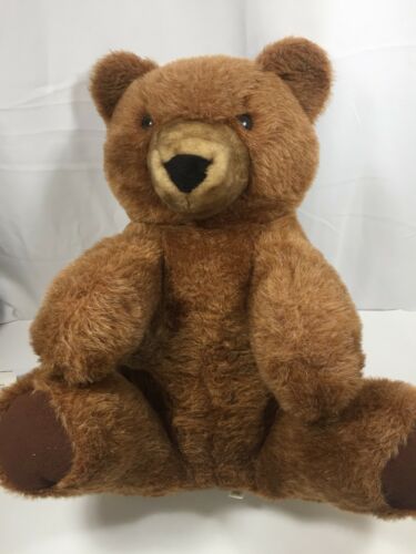 Vintage Dakin Pillow Pets Plush Teddy Bear Sitting Stuffed Animal 22