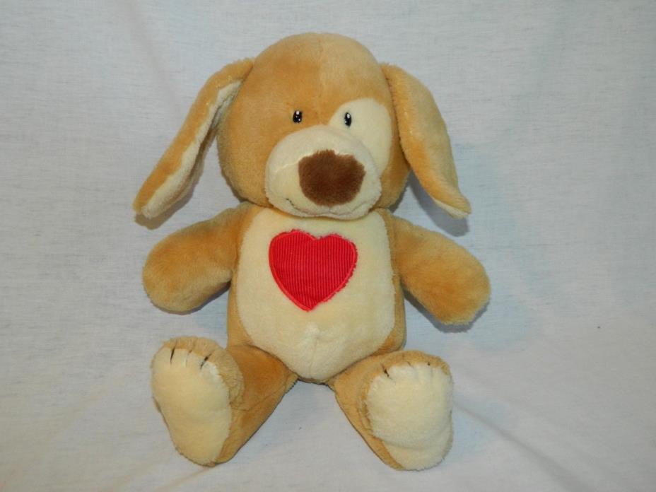 VTG Dakin plush Dog w Red Heart Baby Things Puppy 16