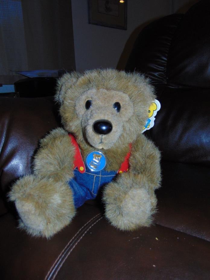 Vintage Dakin Teddy Bear Hillbilly Bear NWT