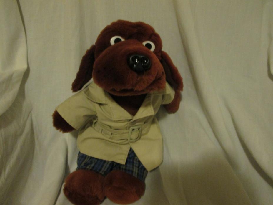 Vintage 1989 McGruff The Crime Detective Police Dog Stuffed Animal Plush Toy