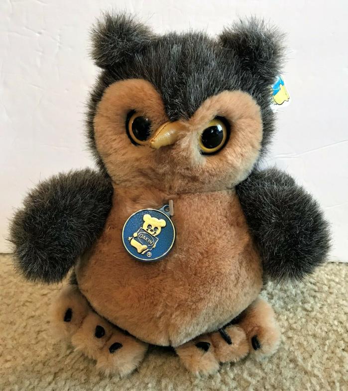 Vintage 1986 Wise Owl Jr. Tags
