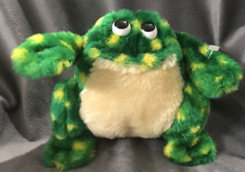 Vintage Dakin Spotted Frog Toad Stuffed Toy Animal Gift Rare B35