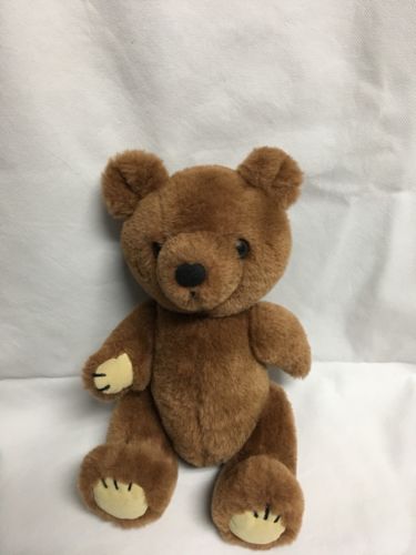 Dakin Teddy Bear Plush Stuffed Animal Vintage 1981 Jointed Chocolate Brown 14