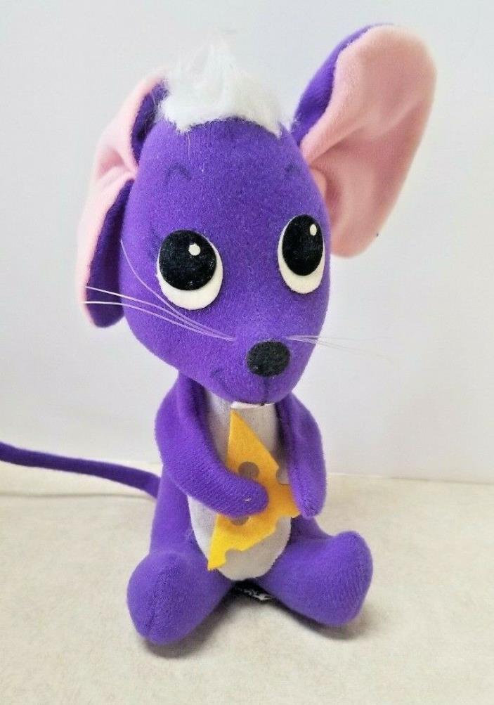 DREAM PETS Purple Mouse 1960s 1970s Vintage Retro Stuffed Plush Animal AS IS