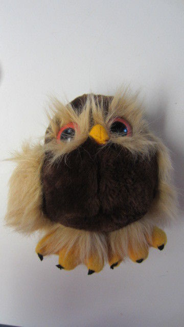 Vintage 1983, Dakin Plush Oogly Owl with Tags, 6 1/2 in. Tall (MD)