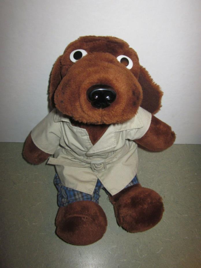 Vintage 1989 McGruff The Crime Detective Police Dog Stuffed Animal Plush Toy