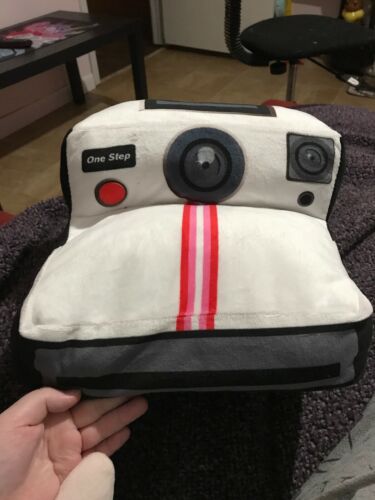 Dandee Collectors Choice Plush Polaroid Camera 14” Stuffed Toy Used