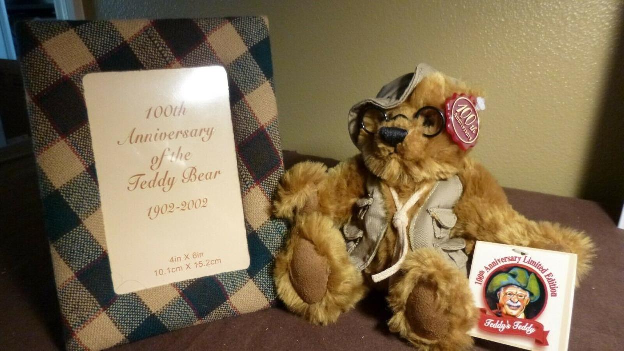 TEDDY ROOSEVELT BEAR - 100th Anniversary Limited Edition Teddy's Teddy - EUC
