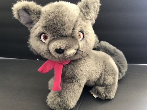 Aristocats Disney plush gray brother cat kitten Berloiz