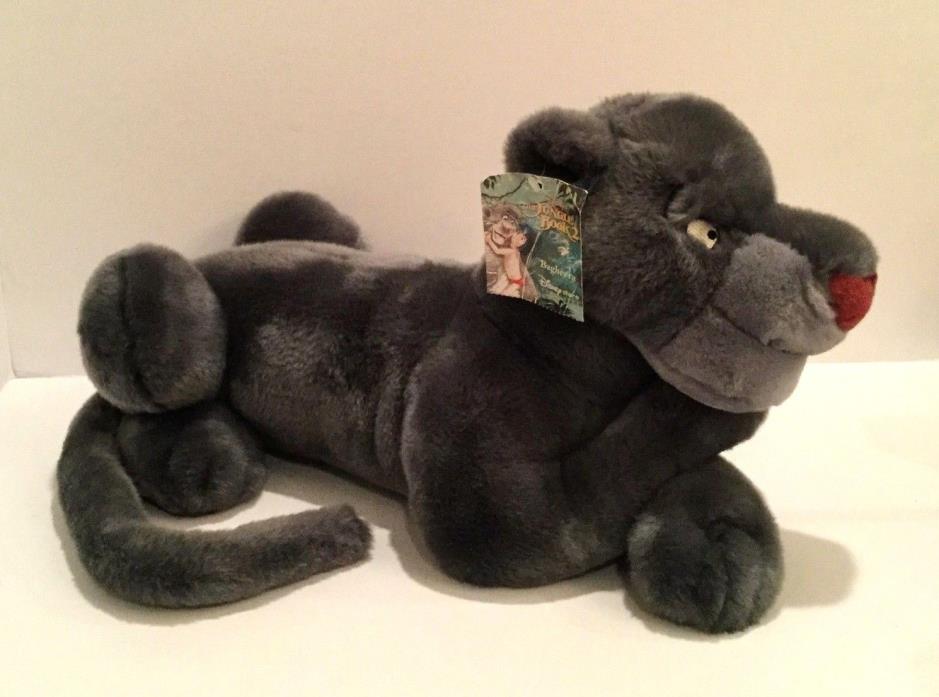 NEW Disney Store Jungle Book Bagheera Gray Panther Soft Plush Toy 20