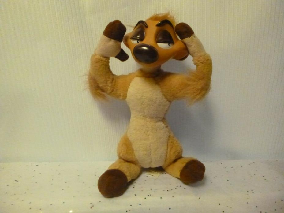 Timon Lion King Toy Mattel 1994 Vinyl Plush Stuffed Animal 8