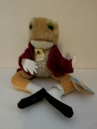 Mr Jeremy Fisher Plush Beatrix Potter w/Tag by Eden Toys- Vintage