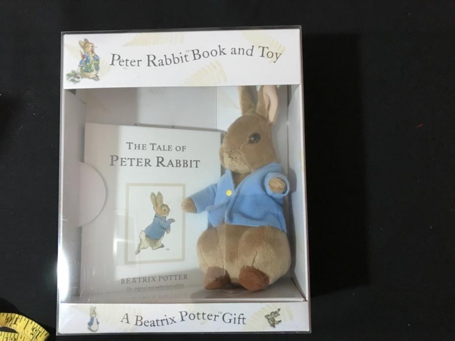 BEATRIX POTTER PETER RABBIT BOOK AND TOY NIB