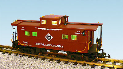 USA Trains 12161 G Scale Center Cupola Caboose Erie Lackawanna