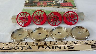 K5009 Kalamazoo  4-4-0 loco 4 drive wheels WITHOUT inserts.  1/24th scale
