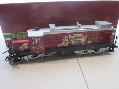 LGB 24552 RED CHRISTMAS DIESEL LOCO WITH SOUND - RARE