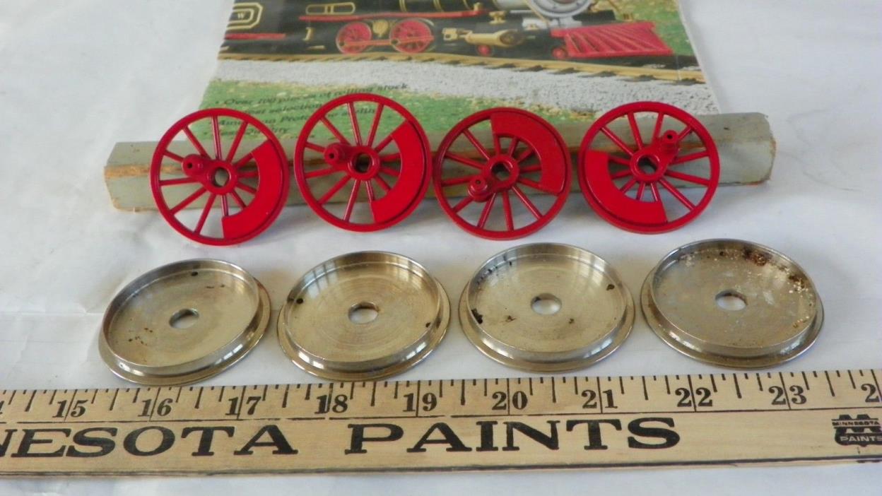 K5008 Kalamazoo  4-4-0 loco 4 drive wheels with red inserts.  1/24th scale