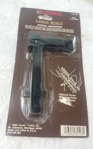 LIONEL NO. 8-82108 LARGE SCALE MANUAL UNCOUPLER Vintage NOS