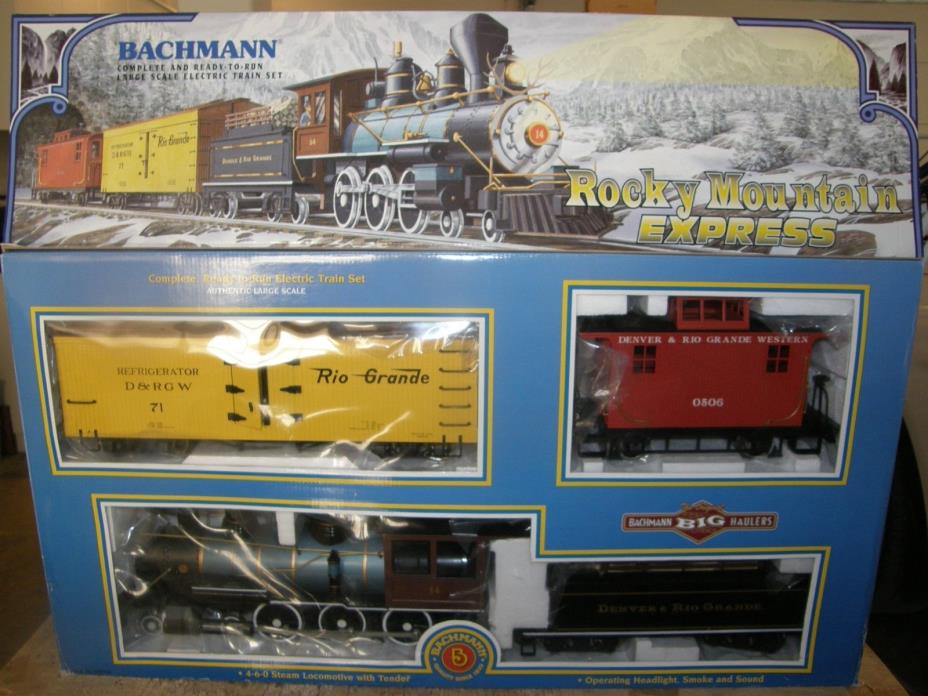 Bachmann G scale #90034 Rocky Mountain Express Train Set