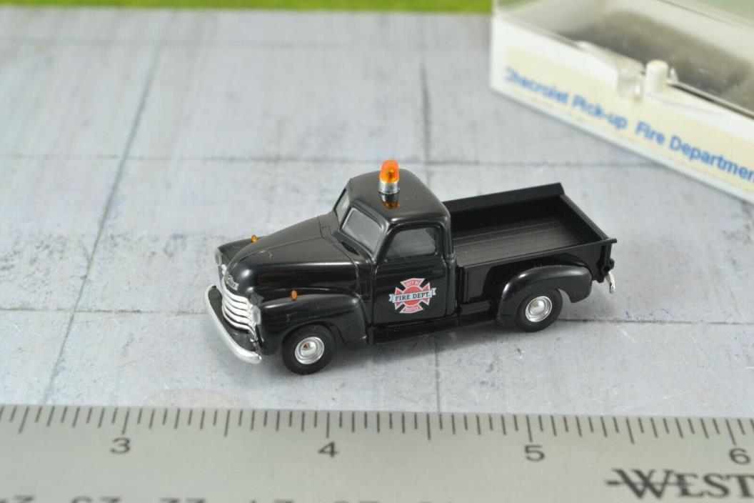 Busch Chevrolet Pick Up Fire Department HO Scale 1:87
