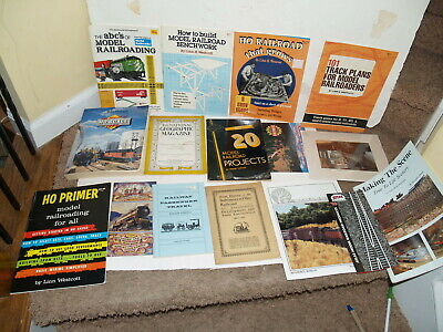 Model Railroading HO Scale Project mixed book lot- 1990s