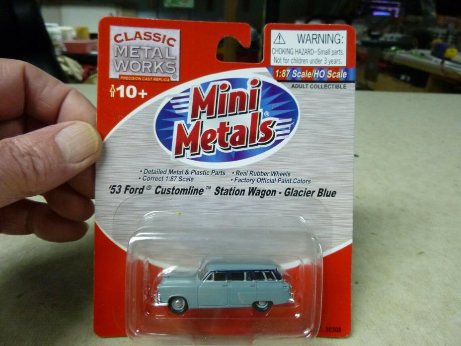 HO SCALE VEHICLE-53 FORD STATION WAGON CAR- CLASSIC METAL WORKS