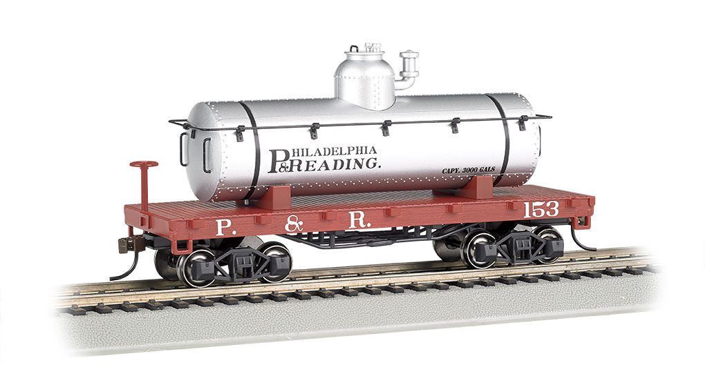 PHILA & READING HO-SCALE OLDE TYME 3000 GAL TANK CAR BY BACHMANN-FREE SHIPPING!