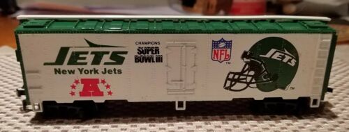 HO Mantua Super Bowl Express New York Jets NFL First Edition Car Item #733-818